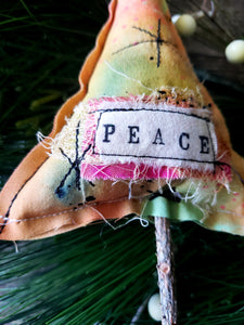 Christmas Tree Ornament no.11 PEACE