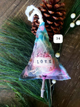 Load image into Gallery viewer, Christmas Tree Ornament no.34 LOVE