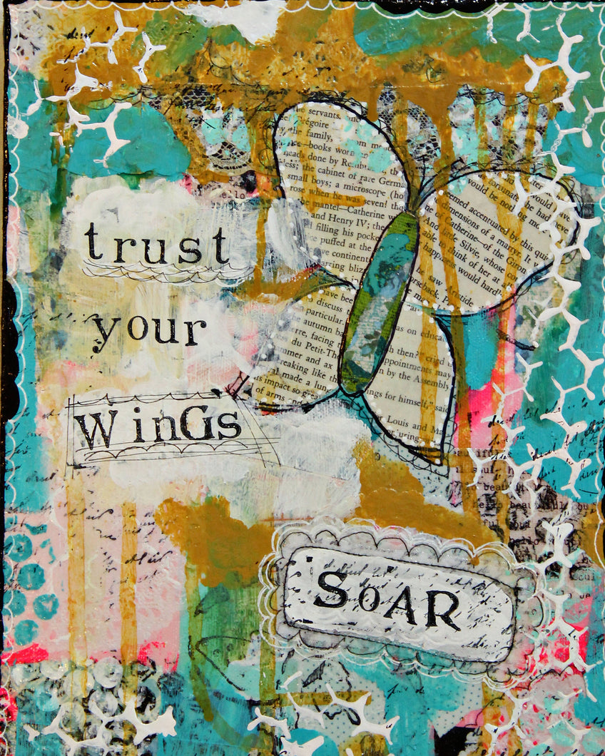 Trust Your Wings- Postcard