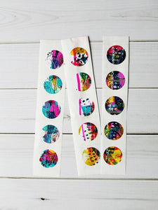 Botanical Joy- 1.5 inch HAND PAINTED Stickers
