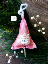 Load image into Gallery viewer, Christmas Tree Ornament no.16 LOVE