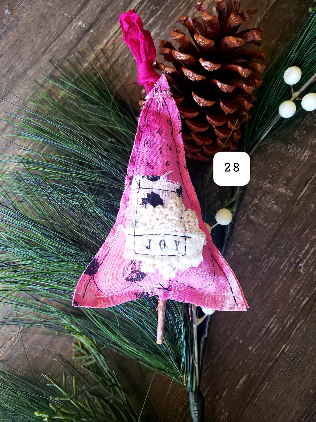 Christmas Tree Ornament no.28 JOY