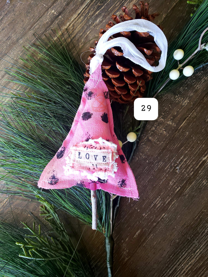 Christmas Tree Ornament no.29 LOVE