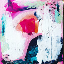 Load image into Gallery viewer, Hope &amp; Peace Collection, 6x6 inches, no. 10 Pink, Original Colorful Abstract Painting